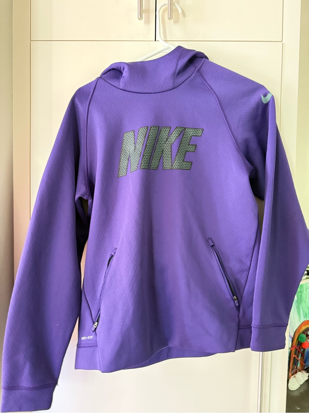 Nike Purple Dri-FIT Pullover Hoodie